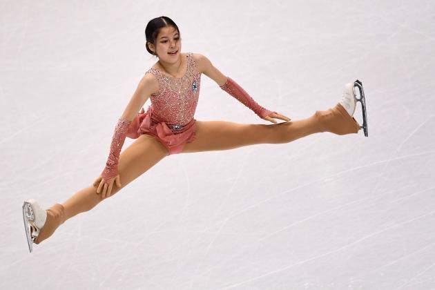 US skater Alysa Liu competes during the Junior Ladies short program at the ISU Grand Prix of figure skating Final 2019 on december 5, 2019 in Turin. (Photo by Marco Bertorello / AFP) (Photo by MARCO BERTORELLO/AFP via Getty Images)