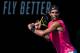 MELBOURNE, AUSTRALIA - JANUARY 25: Rafeal Nadal of Spain plays a backhand in his third round match against Pablo Busta Carreno of Spain on day six of the 2020 Australian Open at Melbourne Park on January 25, 2020 in Melbourne, Australia. (Photo by Chaz Niell/Getty Images)