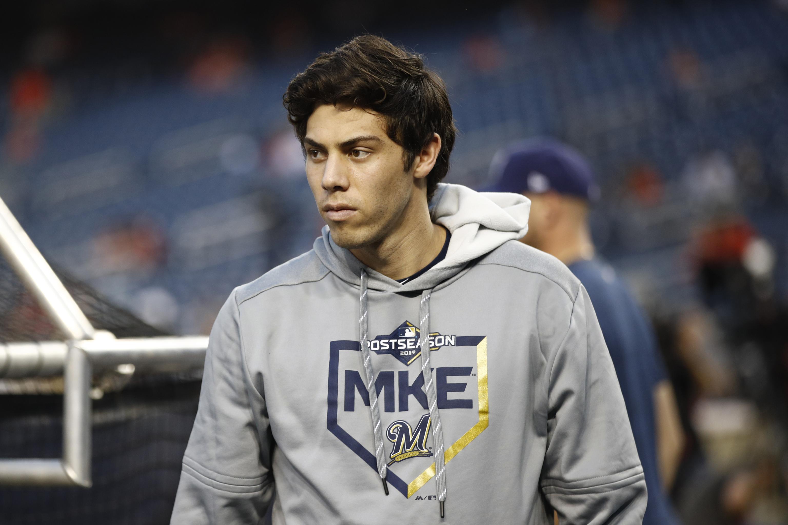 Ryan Braun wears Christian Yelich jersey for good luck