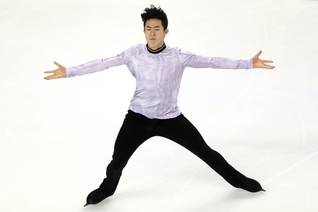 GREENSBORO, NORTH CAROLINA - JANUARY 25: Nathan Chen skates in the Men's Short Program during the 2020 U.S. Figure Skating Championships at Greensboro Coliseum on January 25, 2020 in Greensboro, North Carolina. (Photo by Matthew Stockman/Getty Images)