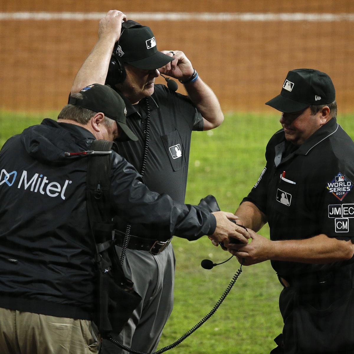 MLB Umpires to Explain Replay Review Decisions Via Microphone for 2020