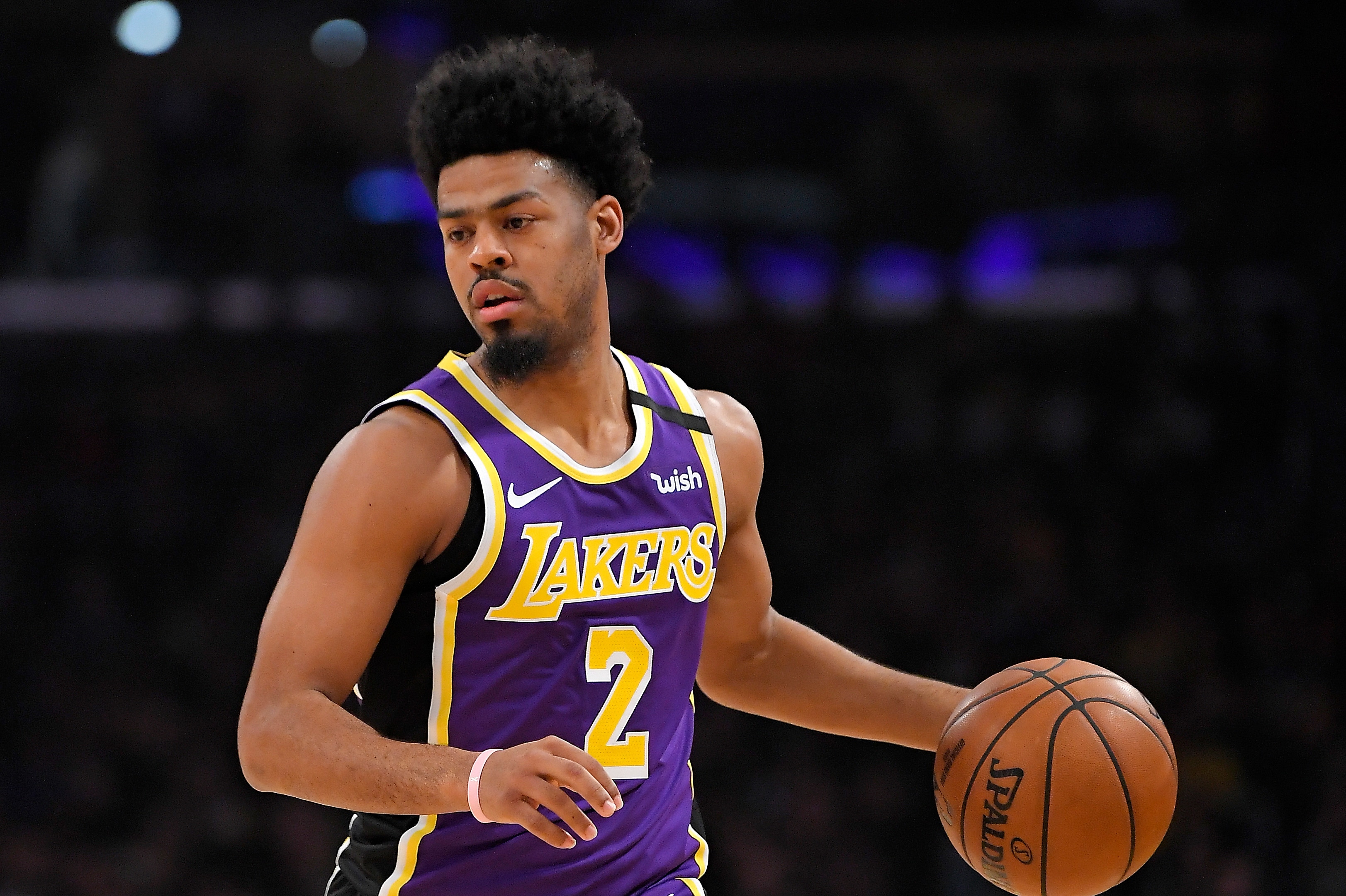 Quinn Cook Changes Lakers' Jersey 