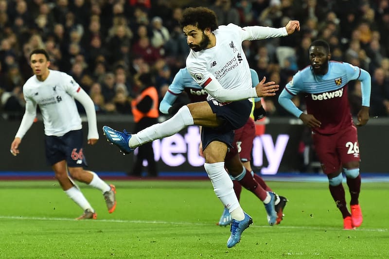 Liverpool go up 19 points on Manchester City after win at West Ham