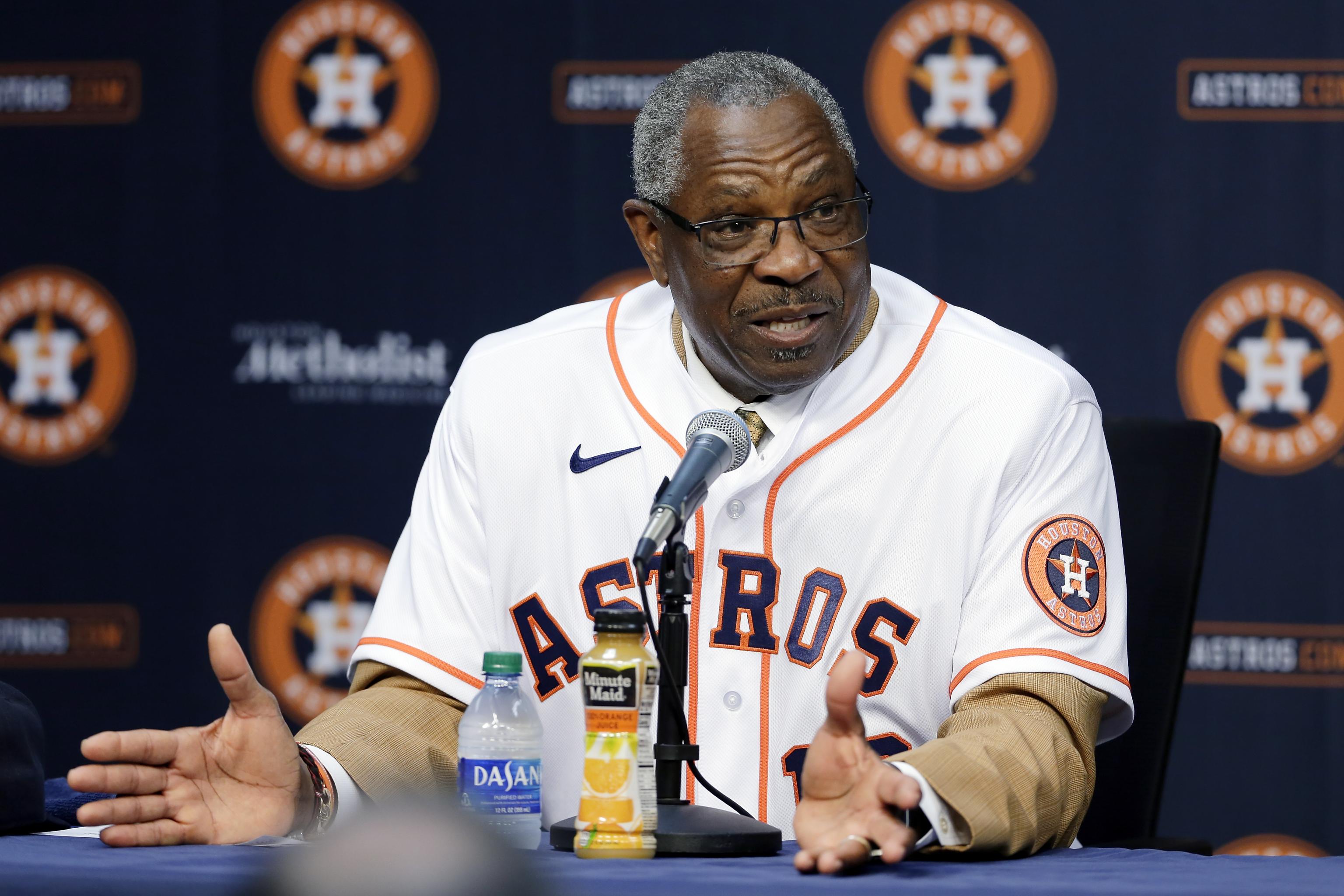 Astros' Dusty Baker, players fire back at sign-stealing assertions