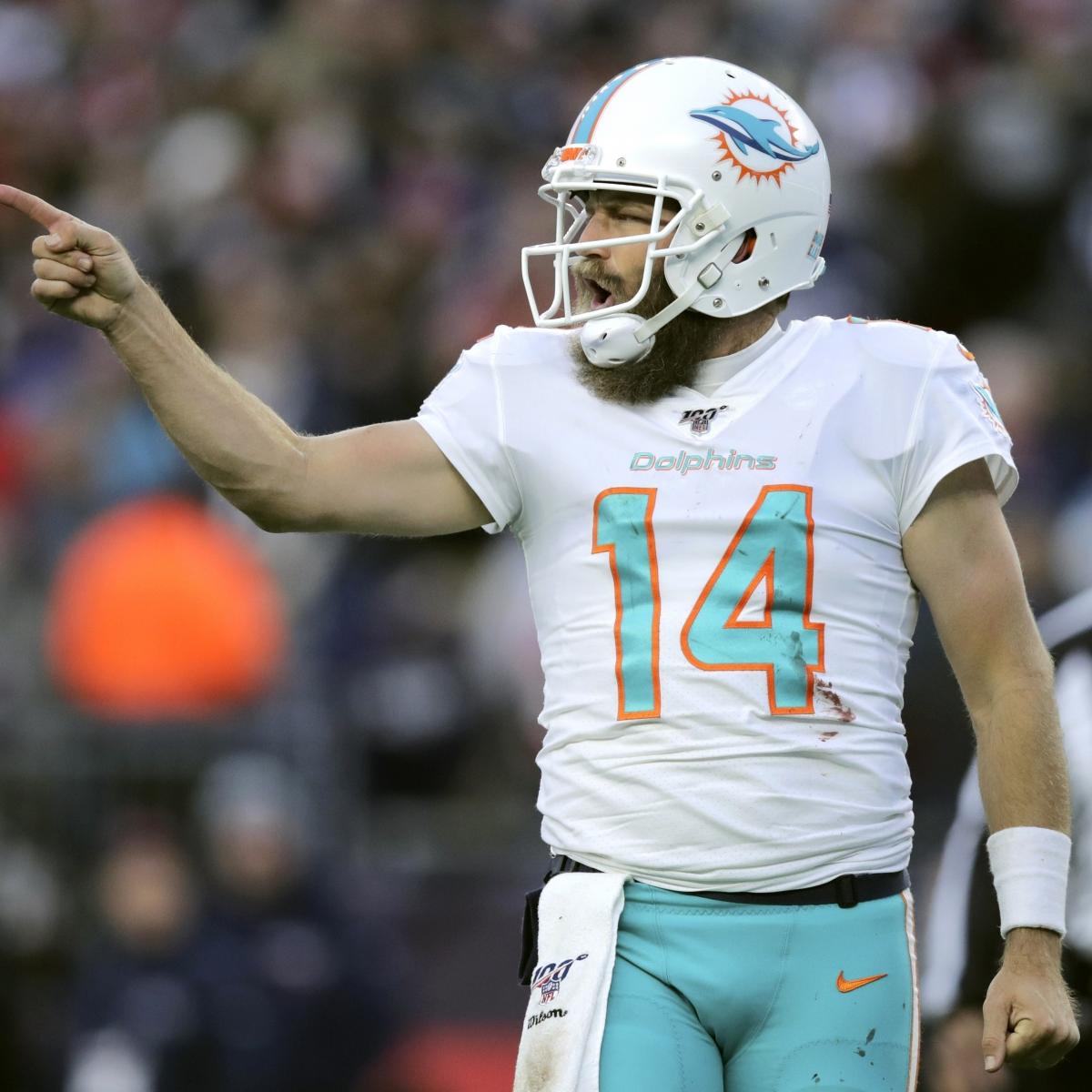 Ryan Fitzpatrick Plans to Play in 2020; Dolphins Return Reportedly