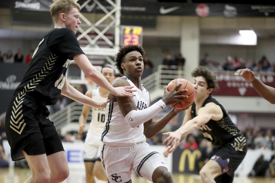 Bronny James Sierra Canyon Improve To 22 3 With 86 58 Win Over Brentwood Bleacher Report Latest News Videos And Highlights