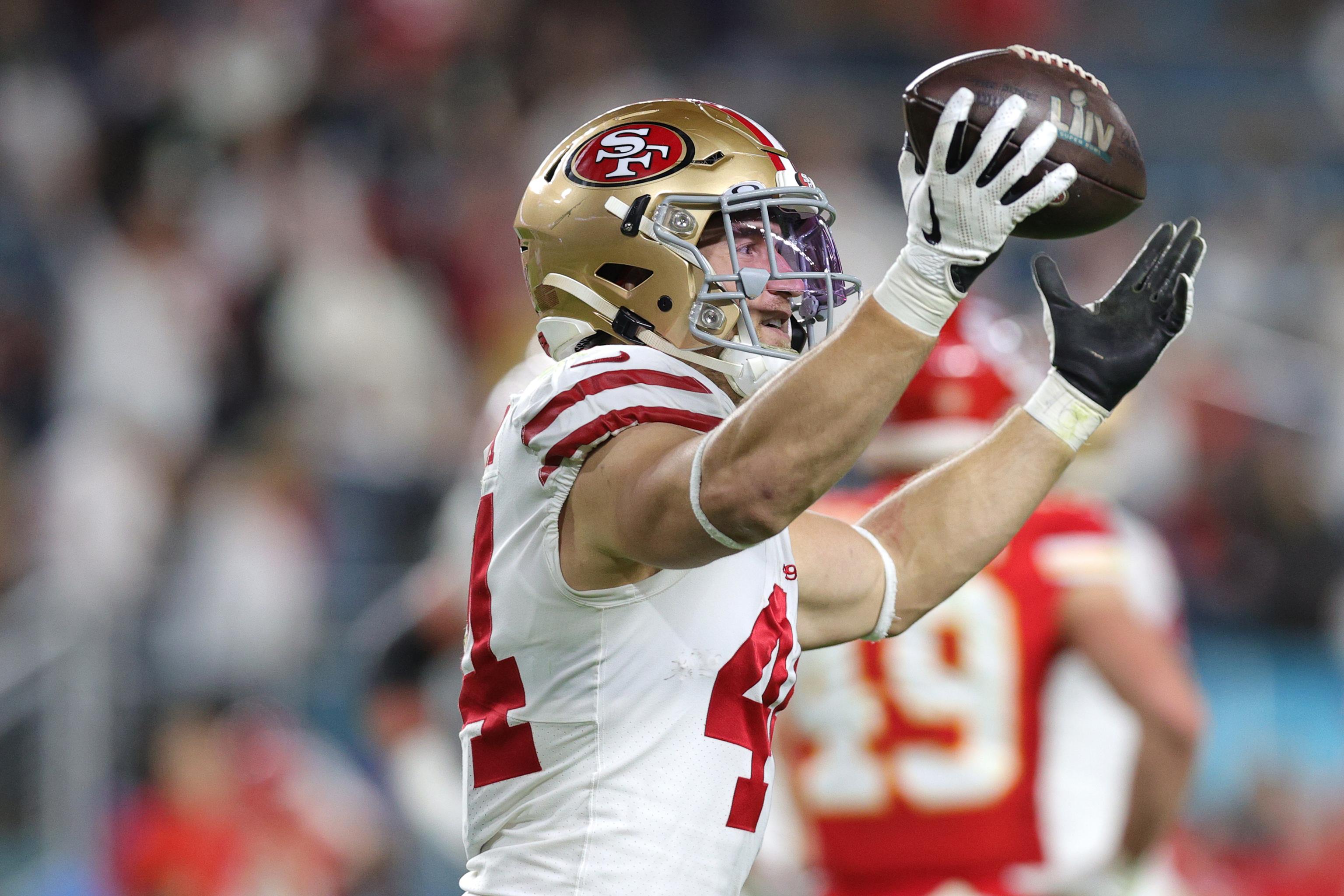 Harvard's Kyle Juszczyk scores touchdown for 49ers in Super Bowl - The  Boston Globe