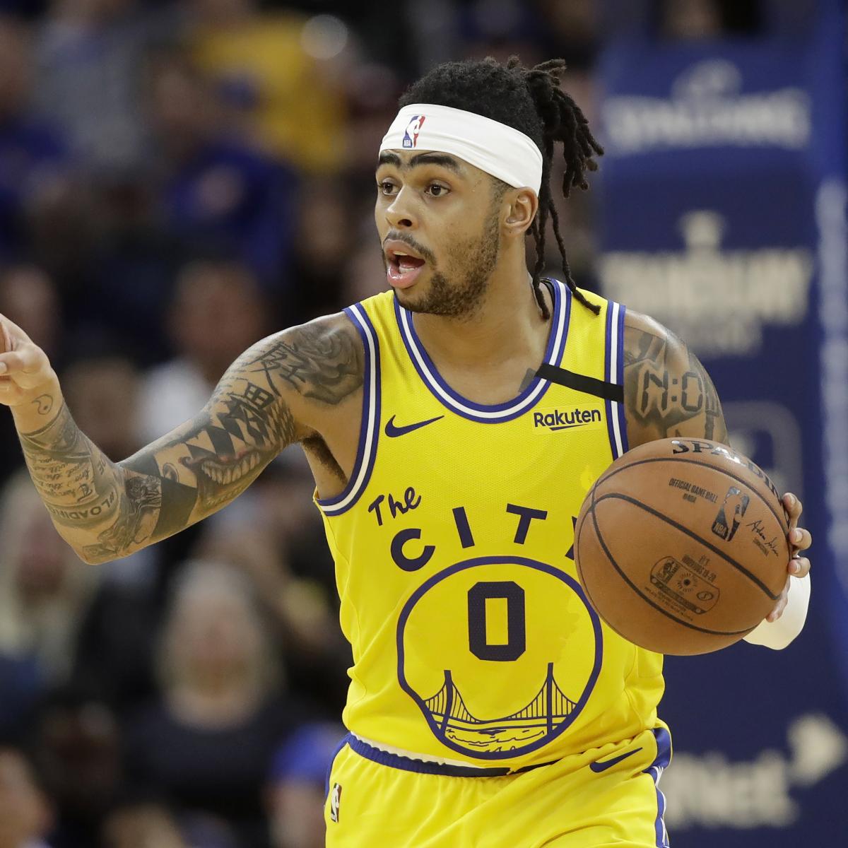 D'Angelo Russell on Warriors Trade Rumors I'm Comfortable Being