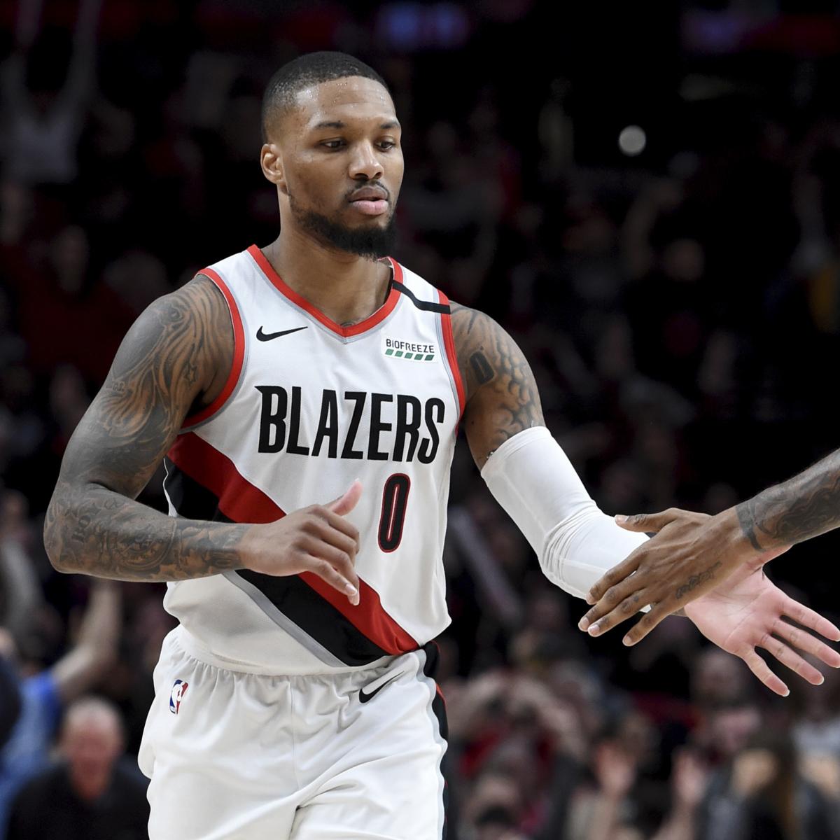 Damian Lillard and All Contestants Revealed for 2020 NBA 3-Point Contest | Bleacher ...