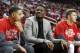 HOUSTON, TEXAS - FEBRUARY 04: Clint Capela #15 of the Houston Rockets sits on the bench during the game against the Charlotte Hornets at Toyota Center on February 04, 2020 in Houston, Texas.  NOTE TO USER: User expressly acknowledges and agrees that, by downloading and or using this photograph, User is consenting to the terms and conditions of the Getty Images License Agreement. (Photo by Tim Warner/Getty Images)