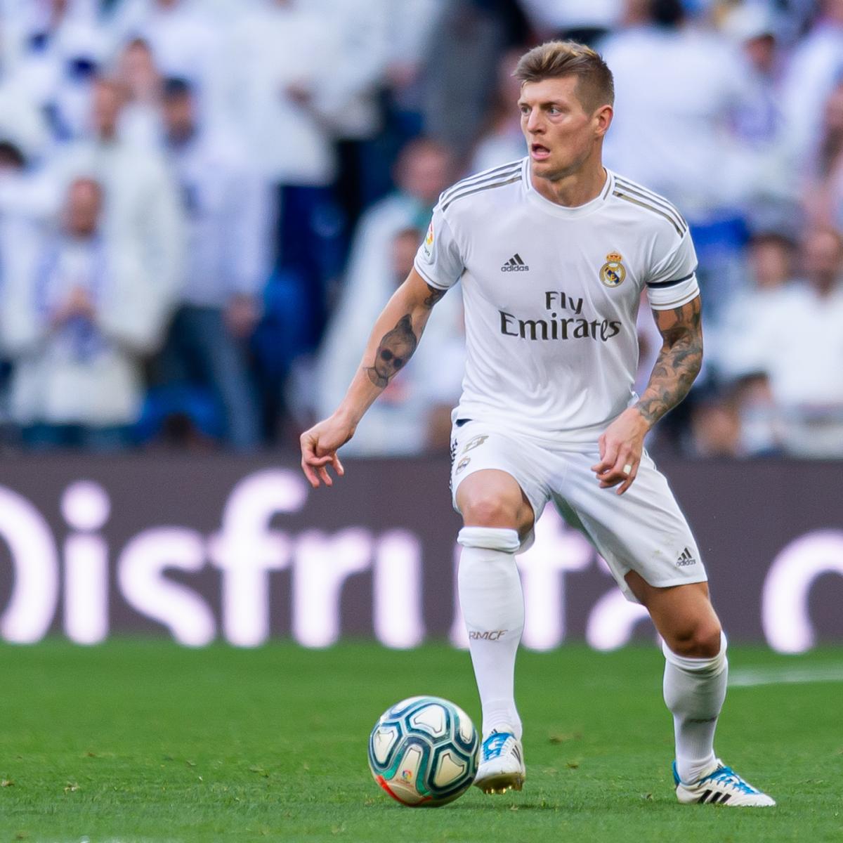Watch Toni Kroos score direct from a corner as Real Madrid take on