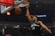 MILWAUKEE, WISCONSIN - FEBRUARY 06: Giannis Antetokounmpo #34 of the Milwaukee Bucks dunks against the Philadelphia 76ers during the first half of a game at Fiserv Forum on February 06, 2020 in Milwaukee, Wisconsin. NOTE TO USER: User expressly acknowledges and agrees that, by downloading and or using this photograph, User is consenting to the terms and conditions of the Getty Images License Agreement. (Photo by Stacy Revere/Getty Images)