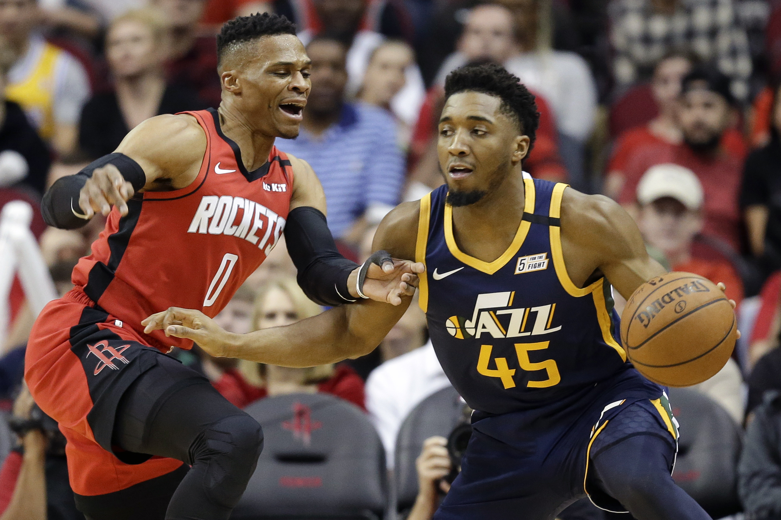 Donovan Mitchell of Utah Jazz rocks Houston Rockets with highlight