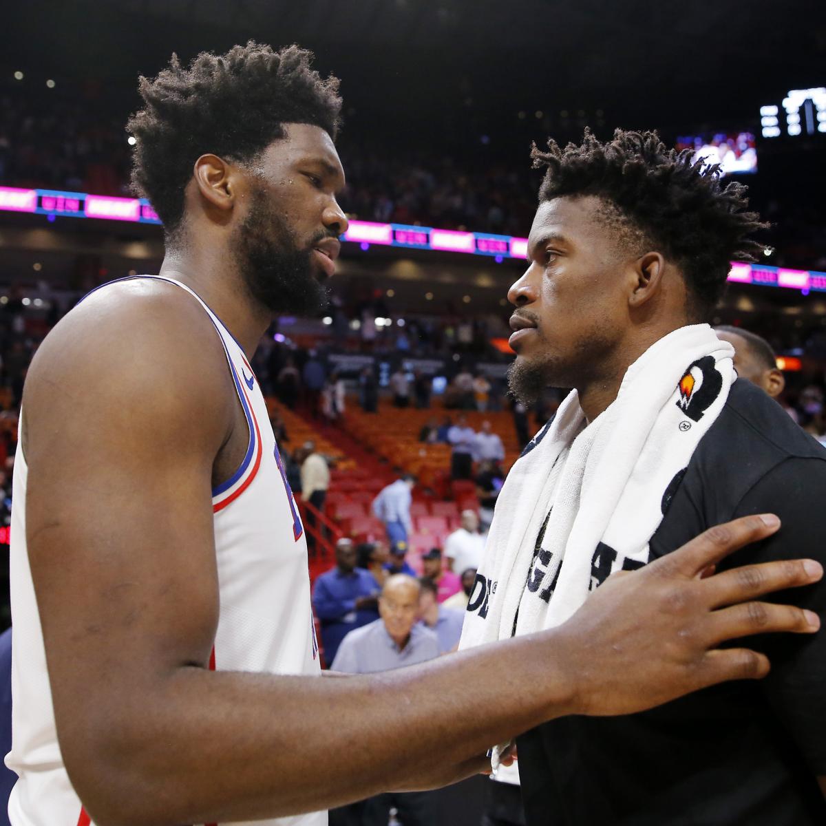 Jimmy Butler Tells Joel Embiid He Knows Where Villains Are Welcome In Ig Post Bleacher Report Latest News Videos And Highlights