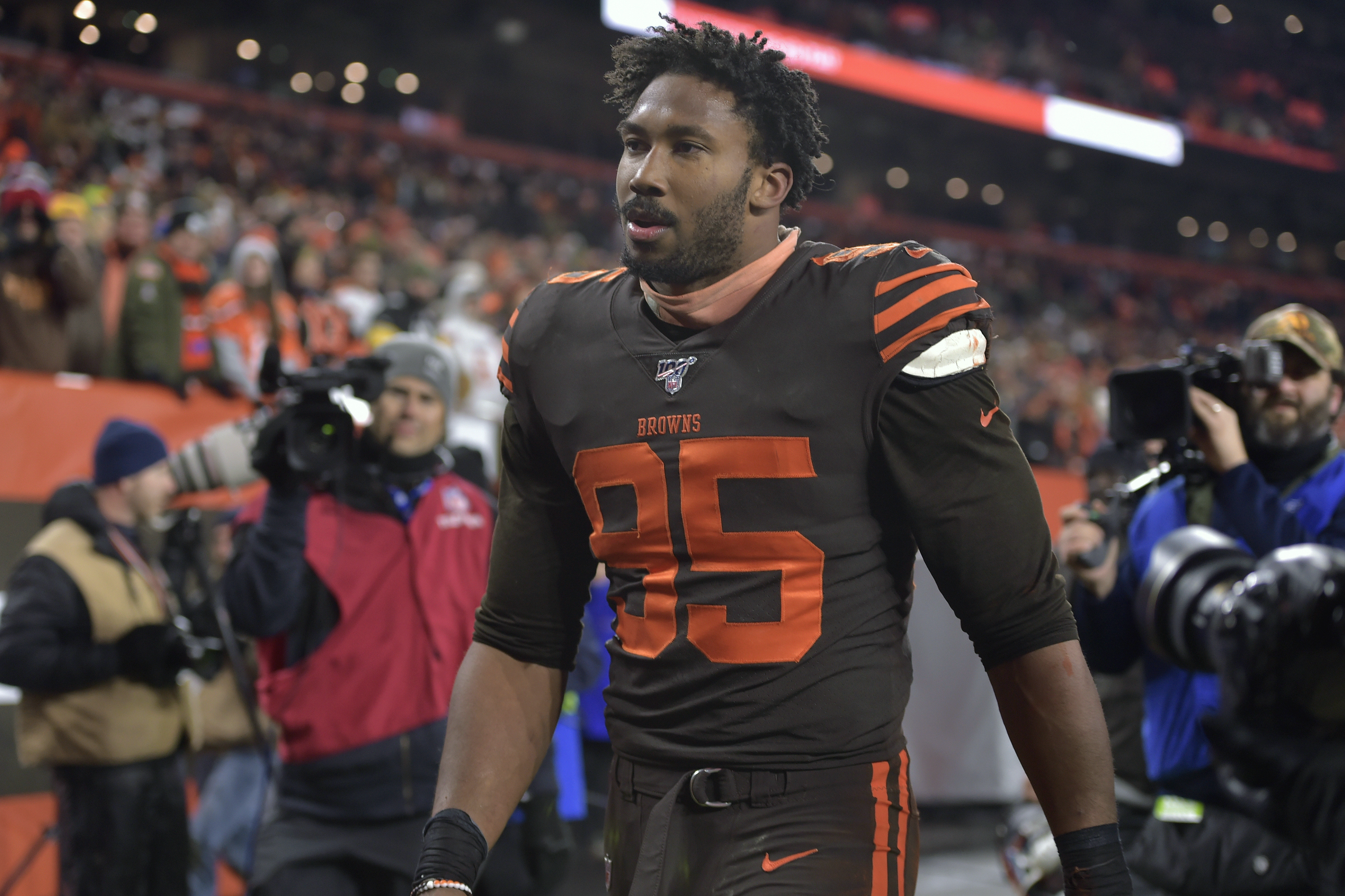 Defensive End Myles Garrett Leads Browns Historic Start