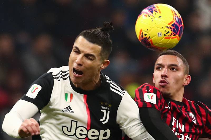 Cristiano Ronaldo, Juventus Draw with Milan in Coppa Italia Semi ...
