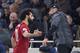 LONDON, ENGLAND - JANUARY 11: Mo Salah of Liverpool FC gets a handshake from Manager Jürgen Klopp during the Premier League match between Tottenham Hotspur and Liverpool FC at Tottenham Hotspur Stadium on January 11, 2020 in London, United Kingdom. (Photo by Visionhaus)