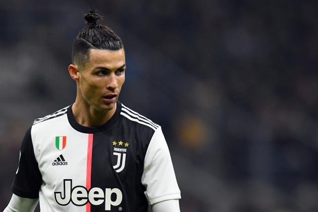 MILAN, ITALY - FEBRUARY 13:  Cristiano Ronaldo of Juventus looks on during the Coppa Italia Semi Final match between AC Milan and Juventus at Stadio Giuseppe Meazza on February 13, 2020 in Milan, Italy.  (Photo by Alessandro Sabattini/Getty Images)