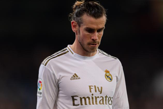 MADRID, SPAIN - FEBRUARY 16: (BILD ZEITUNG OUT) Gareth Bale of Real Madrid looks on during the Liga match between Real Madrid CF and RC Celta de Vigo at Estadio Santiago Bernabeu on February 16, 2020 in Madrid, Spain. (Photo by Alejandro/DeFodi Images via Getty Images)