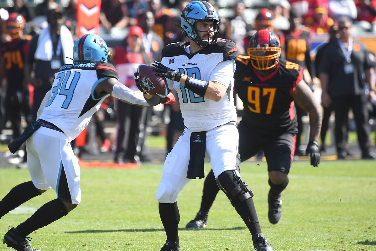 XFL 2020 Results Landry Jones Powers Renegades to Win, More Week 2