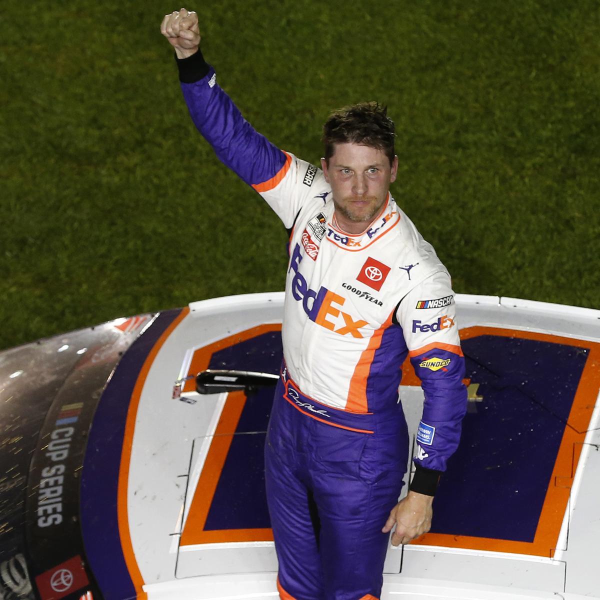 Denny Hamlin After Daytona 500 Win: 'All I'm Thinking About Is Ryan Newman' | Bleacher Report | Latest News, Videos and Highlights