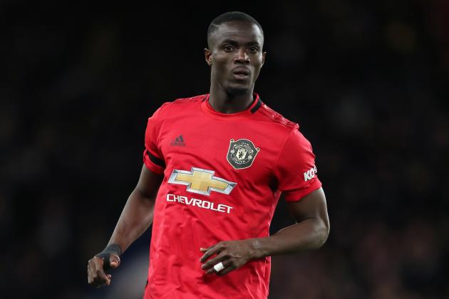 LONDON, ENGLAND - FEBRUARY 17: Eric Bailly of Manchester United during the Premier League match between Chelsea FC and Manchester United at Stamford Bridge on February 17, 2020 in London, United Kingdom. (Photo by Matthew Ashton - AMA/Getty Images)