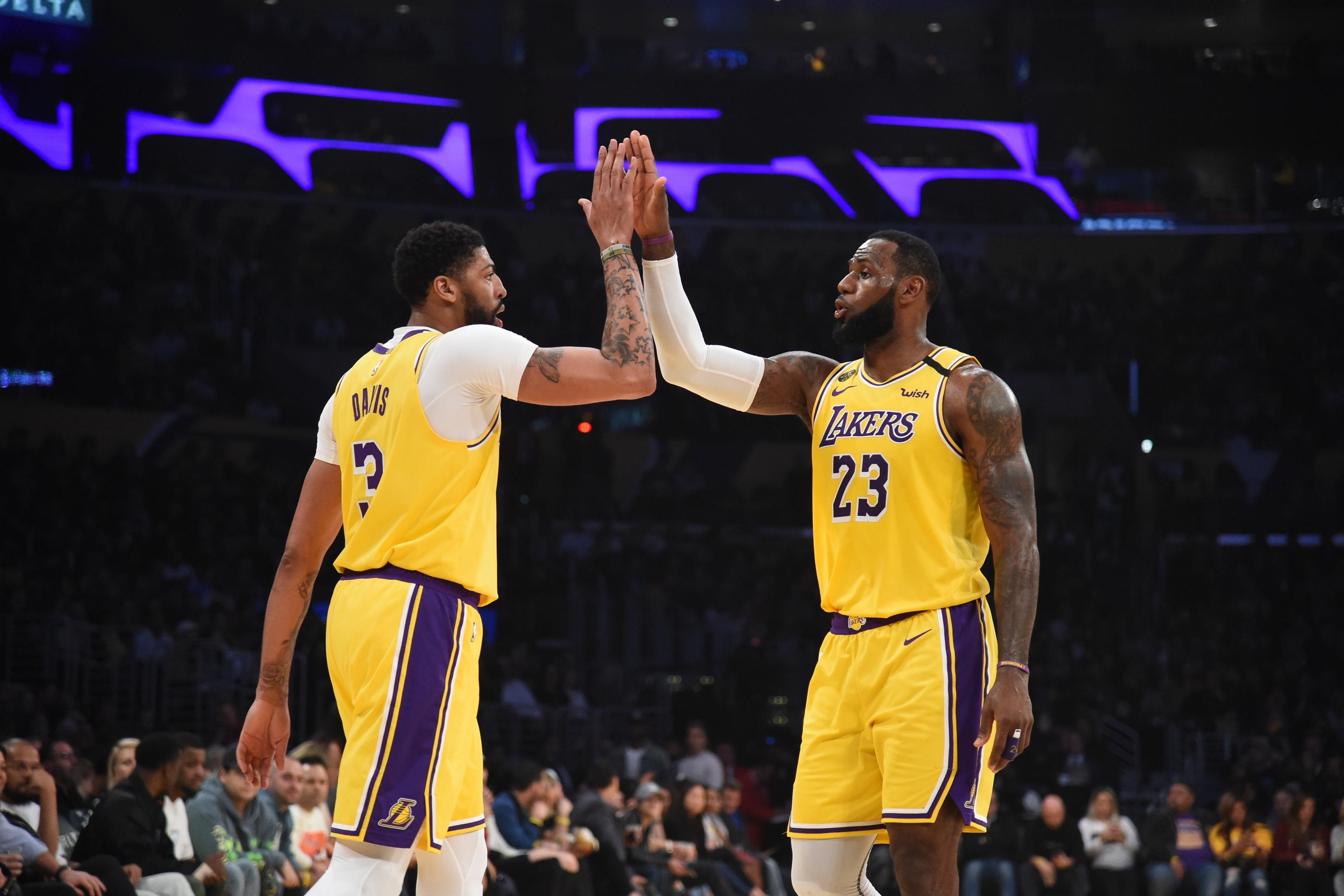 Lakers' LeBron James Praises Anthony Davis as NBA's DPOY After Win ...