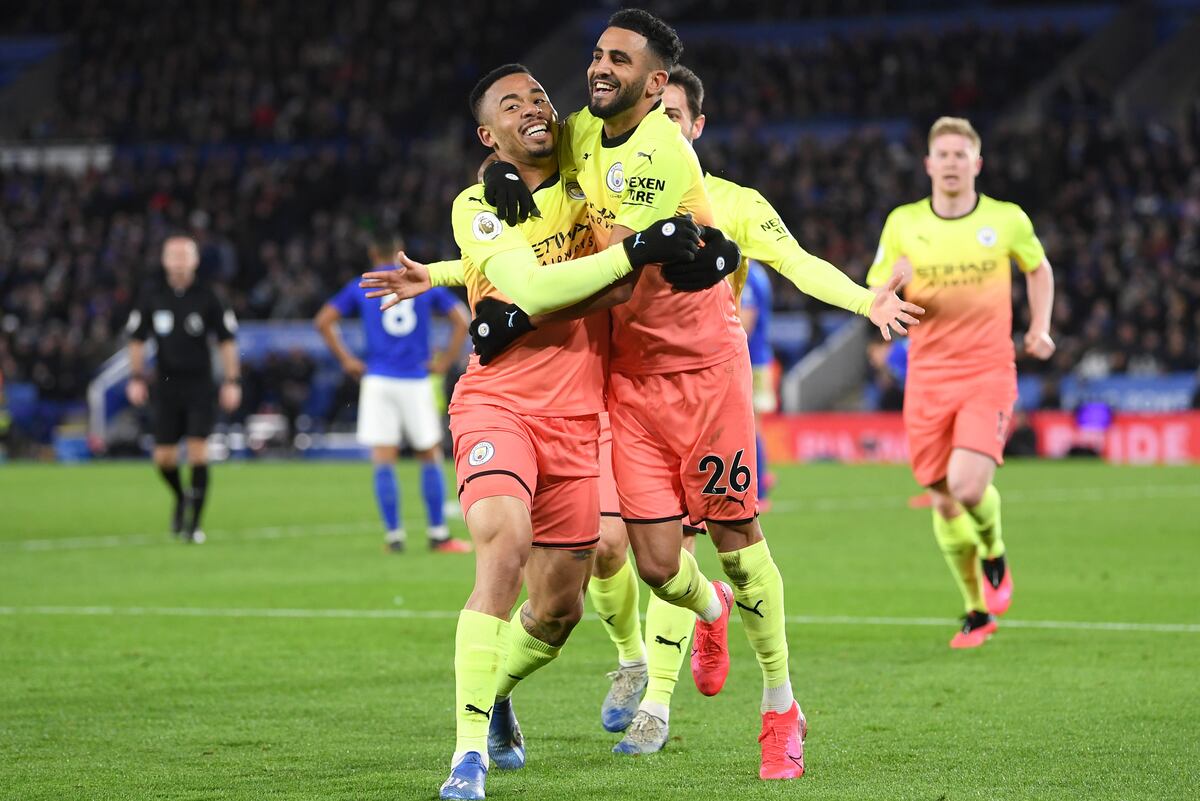Gabriel Jesus Scores Manchester City Beat Leicester 1 0 In Premier League Football Addict