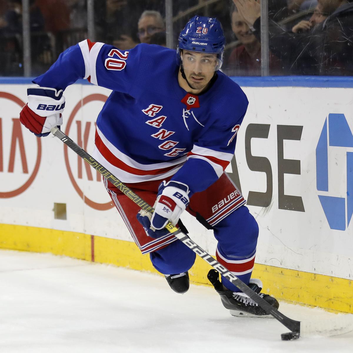Chris Kreider, Rangers Agree to 7Year Contract Extension Amid Trade