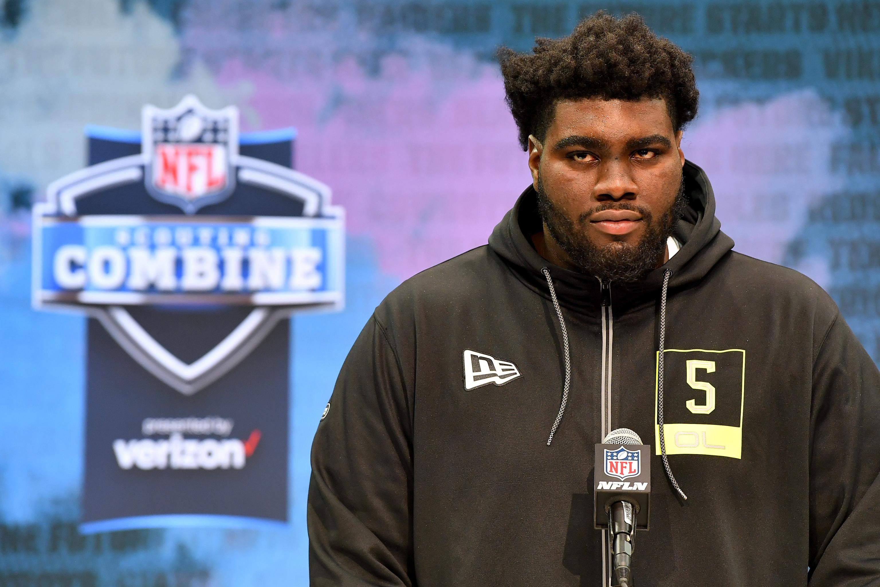 Mekhi Becton Runs 5.1 40-Yard Dash At NFL Combine, One year ago today,  Mekhi proved that big men have speed too., By New York Jets