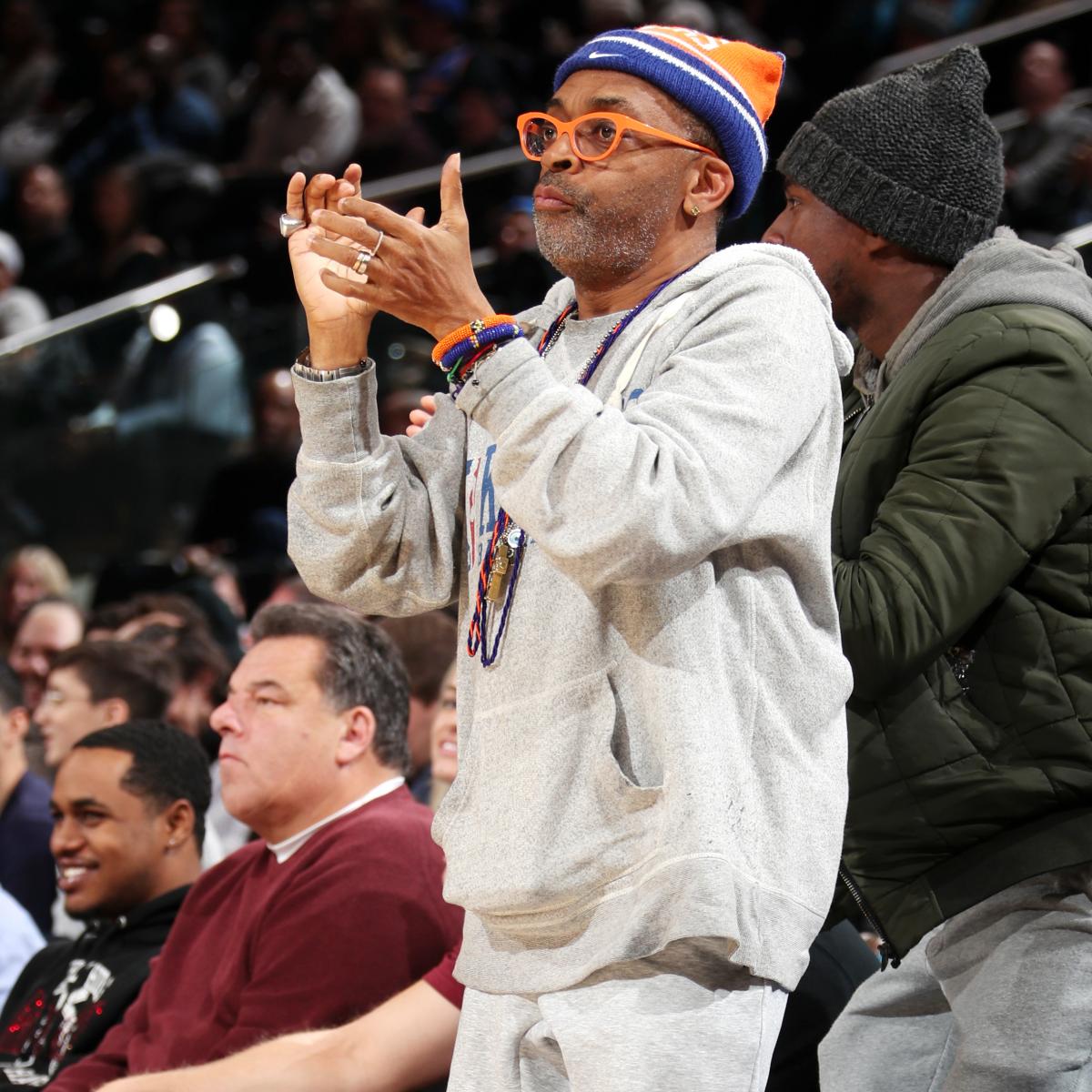 Spike Lee wears 'Charles Oakley' jersey to Knicks-Spurs game - NBC