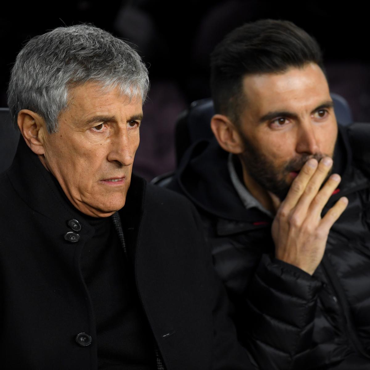 Quique Setien Apologises to Barcelona Squad for Coach Eder ...