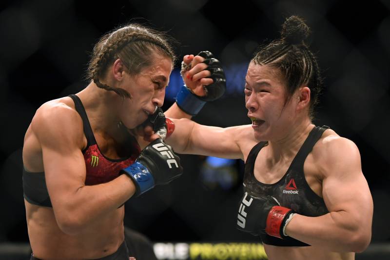 Image result for zhang vs jedrzejczyk