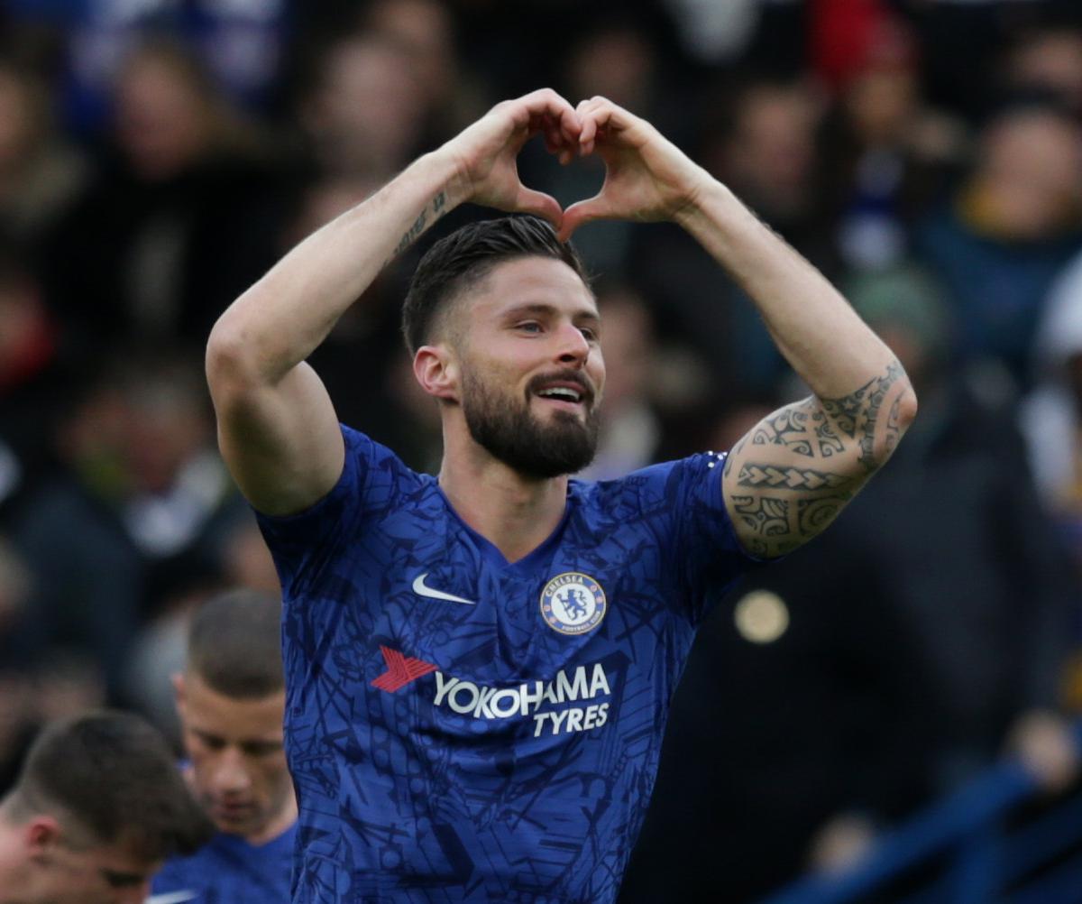 Olivier Giroud, Chelsea Dominate Everton in Shutout in ...