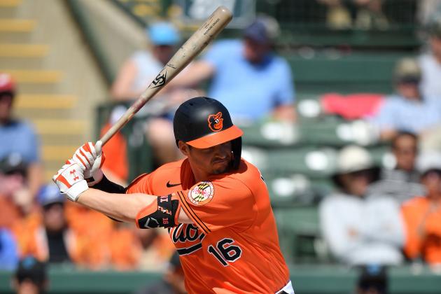 SARASOTA, FLORIDA - FEBRUARY 29: Trey Mancini #16 of the Baltimore Orioles at bat in the third inning during the spring training game against the Miami Marlins at Ed Smith Stadium on February 29, 2020 in Sarasota, Florida. (Photo by Mark Brown/Getty Images)