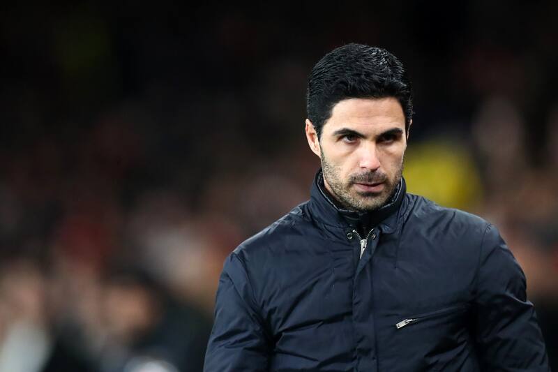LONDON, ENGLAND - FEBRUARY 27: Arsenal Manager Mikel Arteta during the UEFA Europa League round of 32 second leg match between Arsenal FC and Olympiacos FC at Emirates Stadium on February 27, 2020 in London, United Kingdom. (Photo by Chloe Knott - Danehouse/Getty Images)