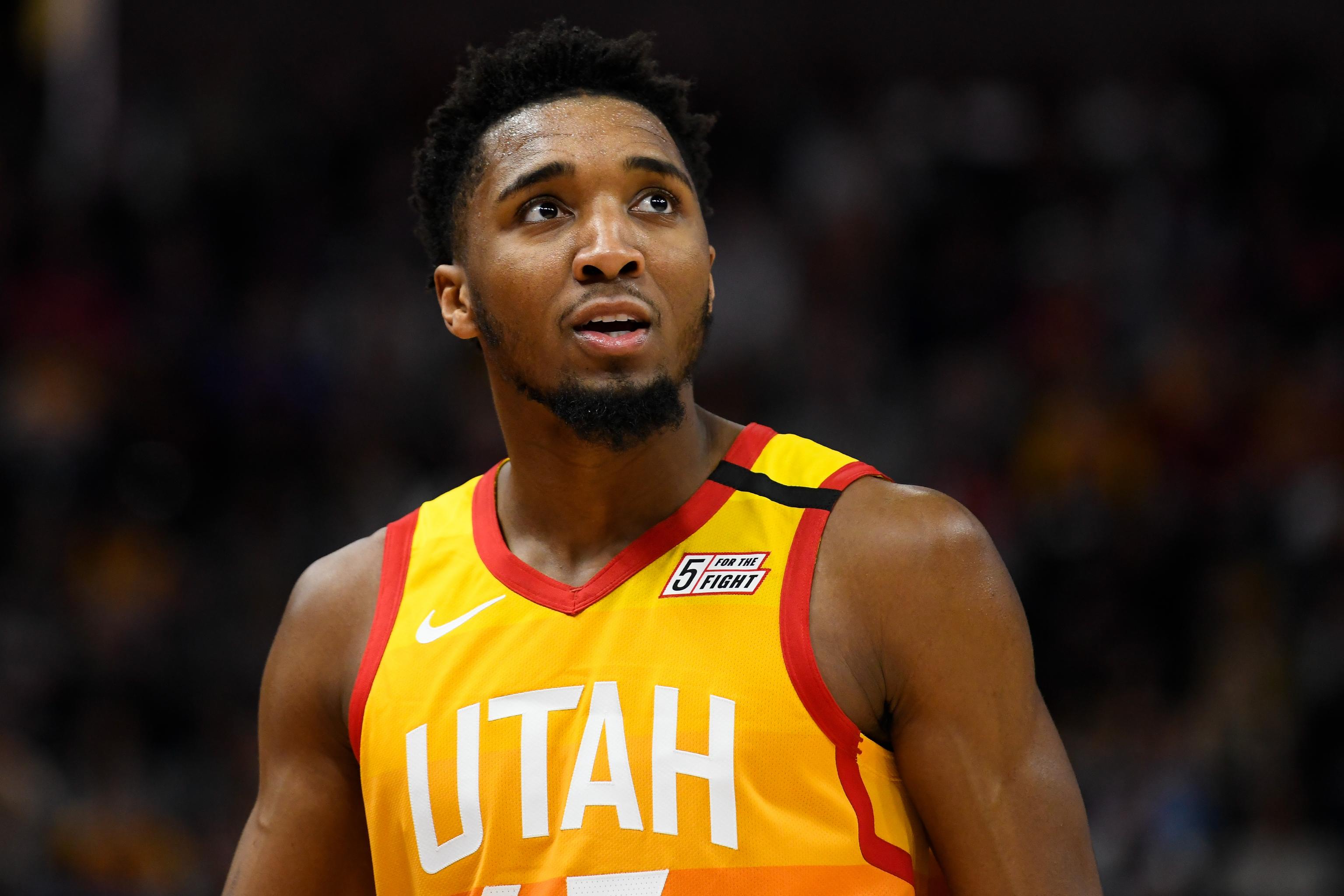 Donovan Mitchell; se rientrerà in forma sarà dura per tutte le avversarie di Utah