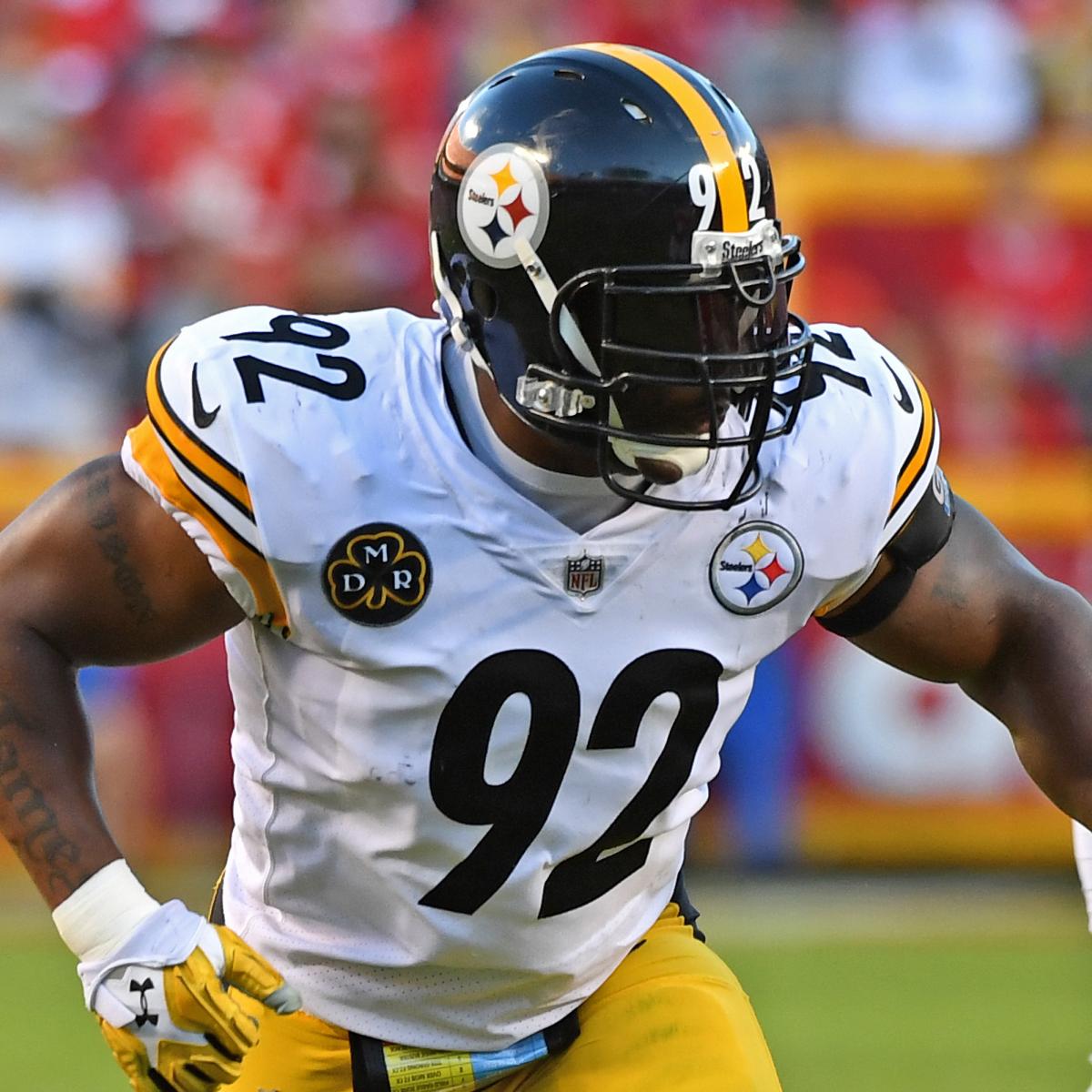 James Harrison Posts Workout Video Doing Curls with 2 ...
