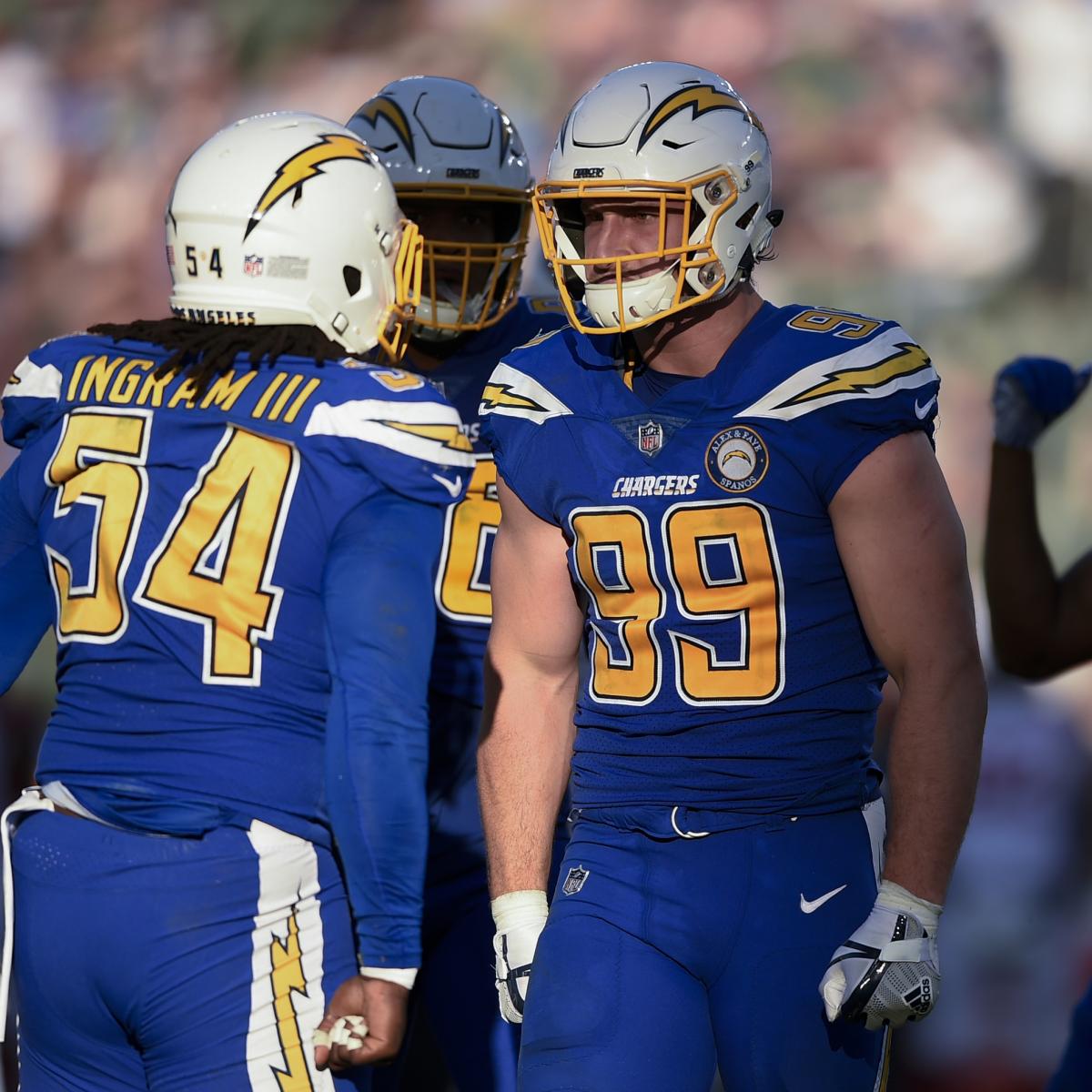 2020 Los Angeles Chargers Schedule: Full Listing of Dates, Times