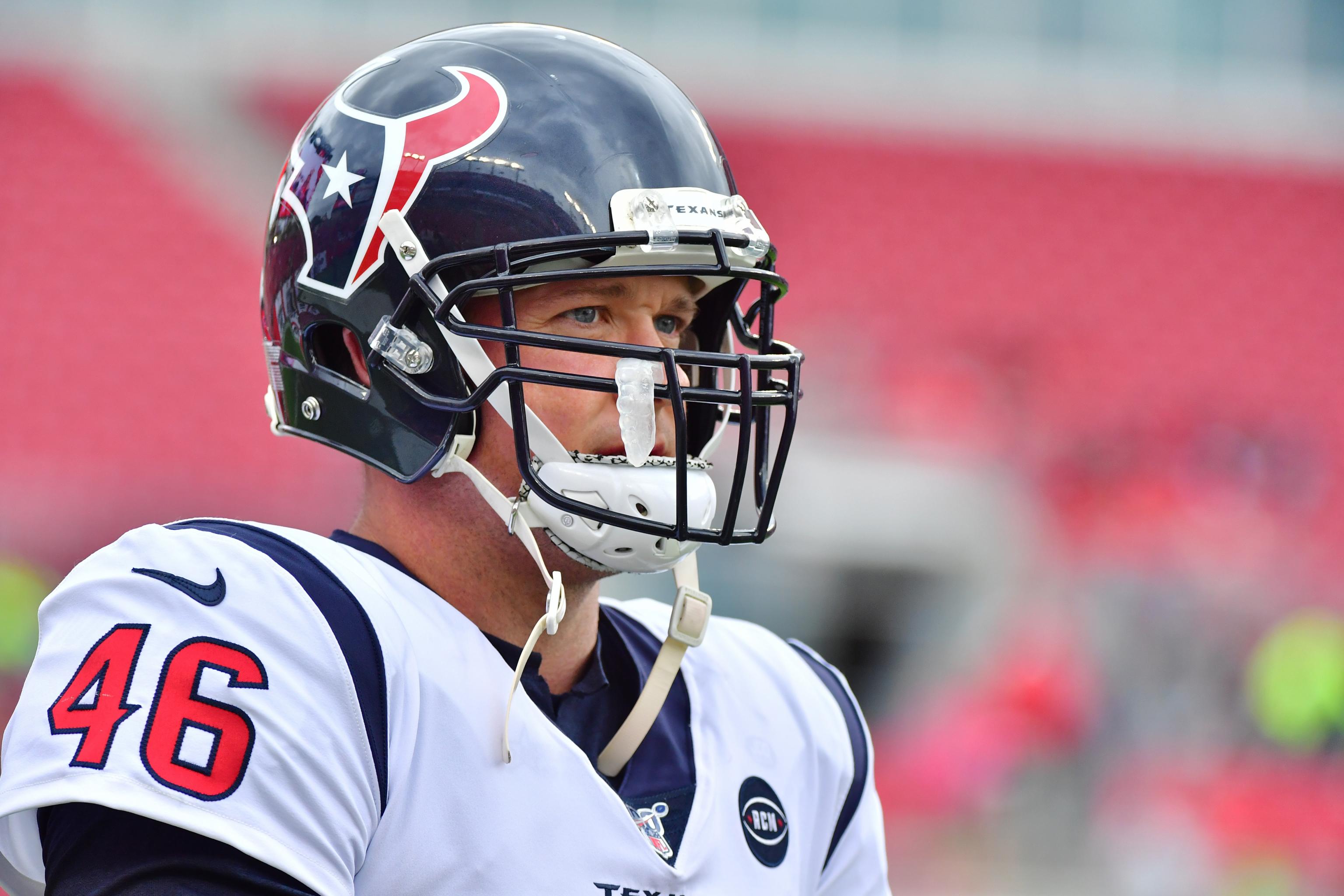 Houston Texans long snapper Jon Weeks (46) during an NFL football