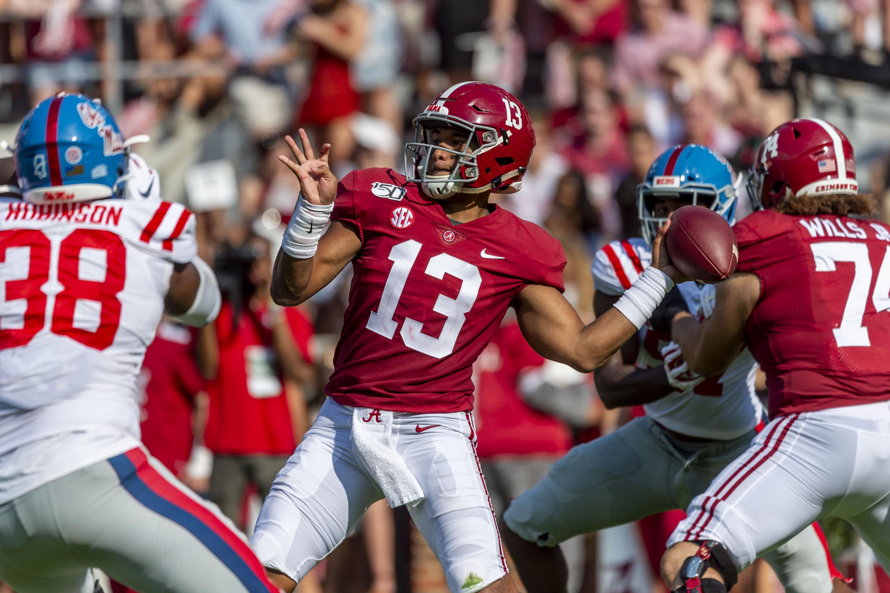 NFL Mock Draft: QBs Joe Burrow, Tua Tagovailoa Land In Top