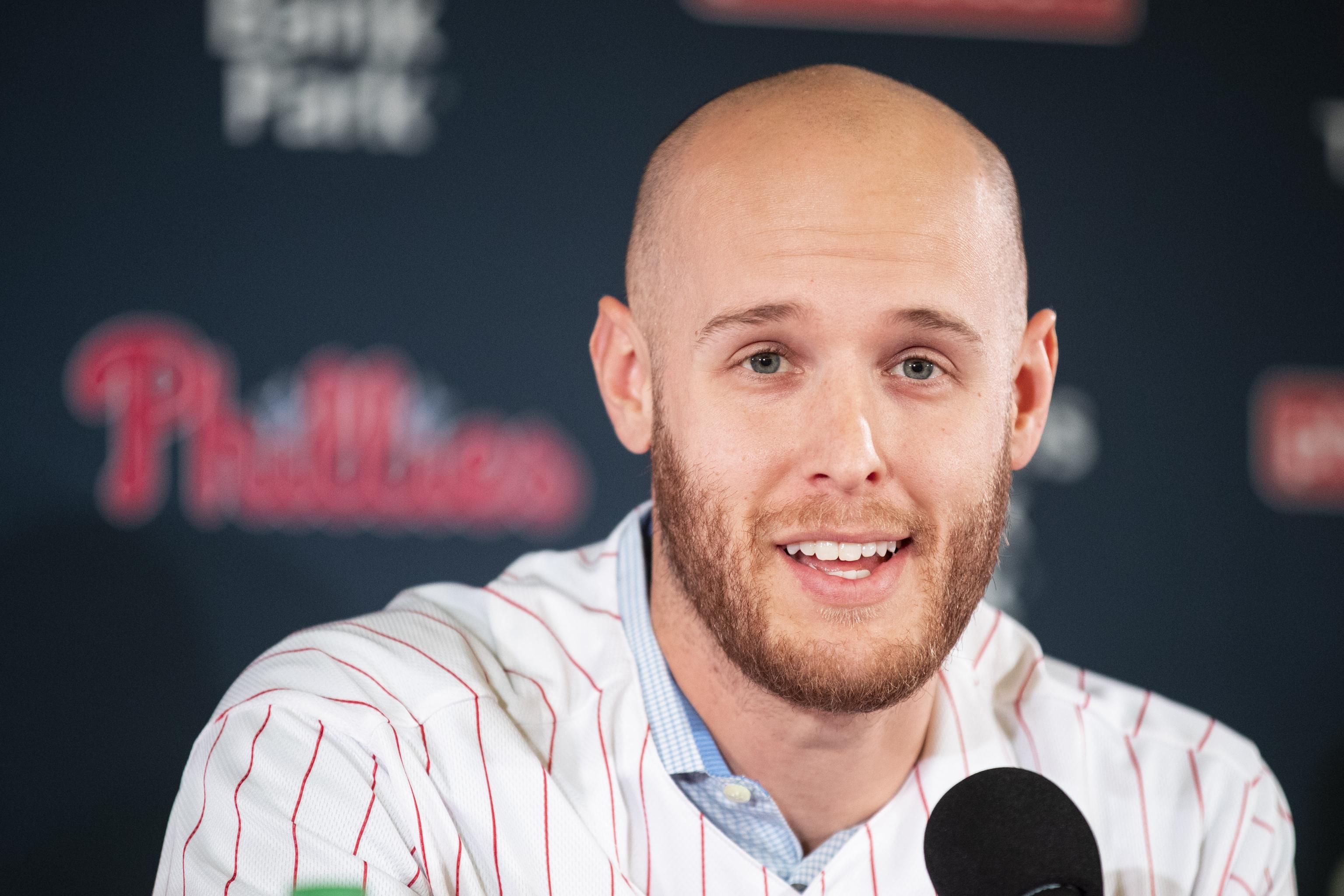 New Phillies pitcher Zack Wheeler and his wife Dominique are expecting  their first baby on the day ⚾️season will start . Zack told me in April: .  “I am, By John Clark
