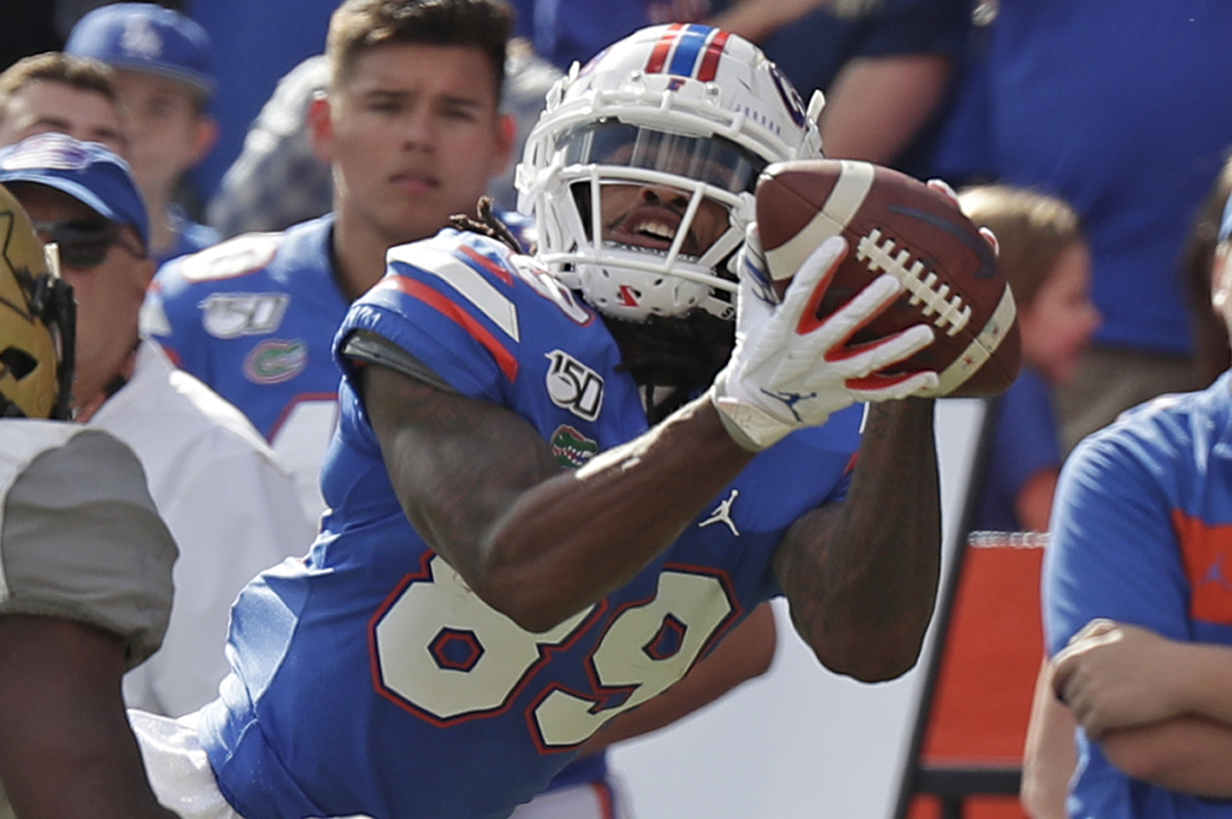 Denver Broncos wide receiver Tyrie Cleveland (16) runs a play against the  Indianapolis Colts during the first half of an NFL football game, Thursday,  Oct. 6, 2022, in Denver. (AP Photo/Jack Dempsey