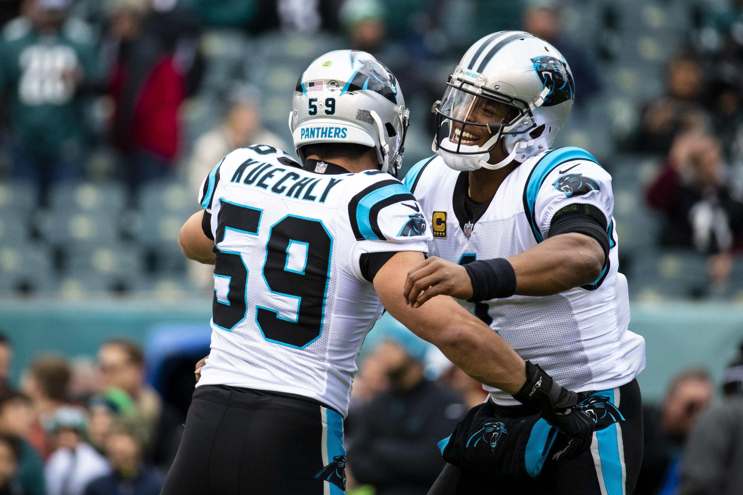 Luke Kuechly Says Cam Newton Has 'Chip on His Shoulder' After