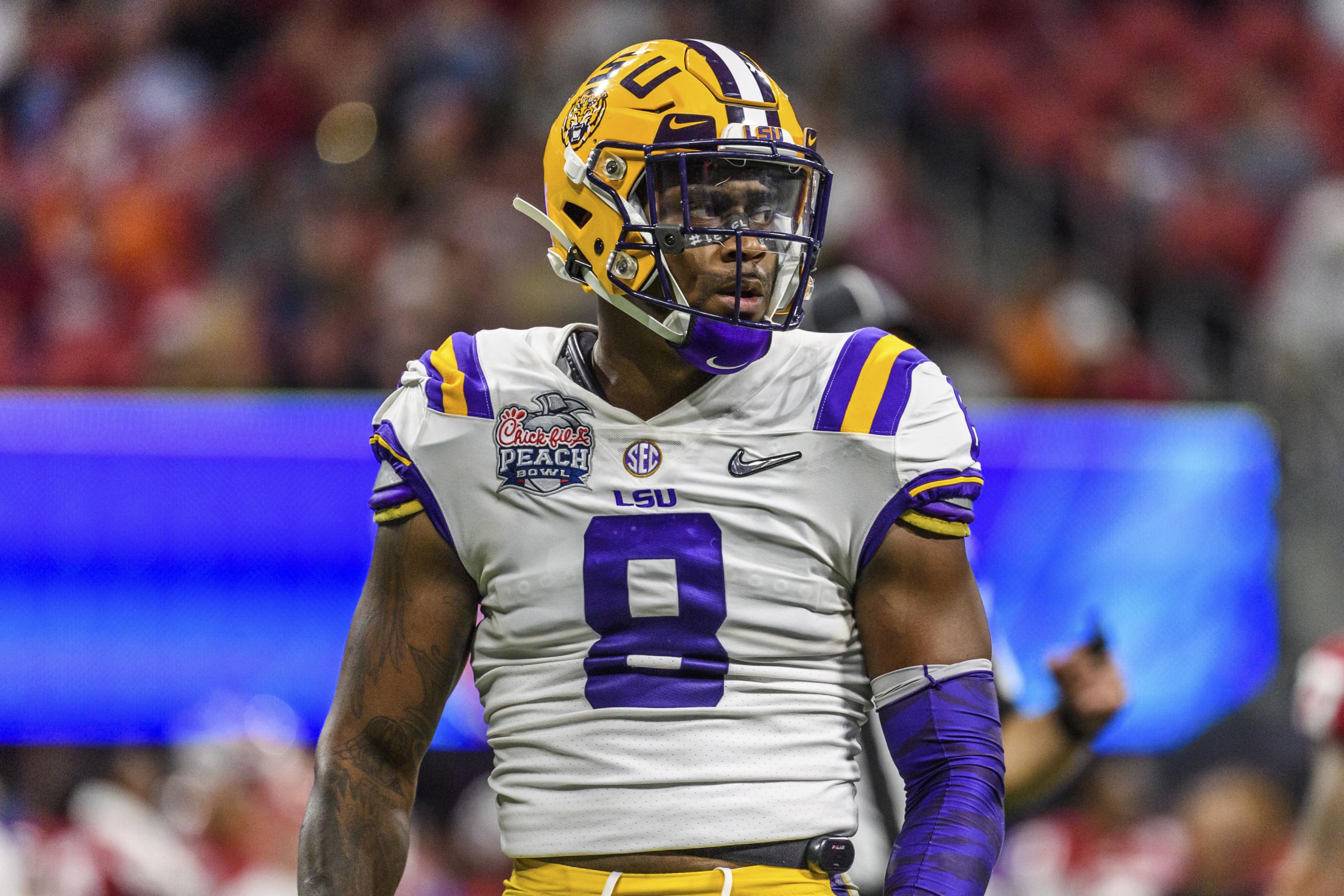 NFL Draft: 28. Ravens ➡️ LSU LB Patrick Queen. #nfl #nflnews