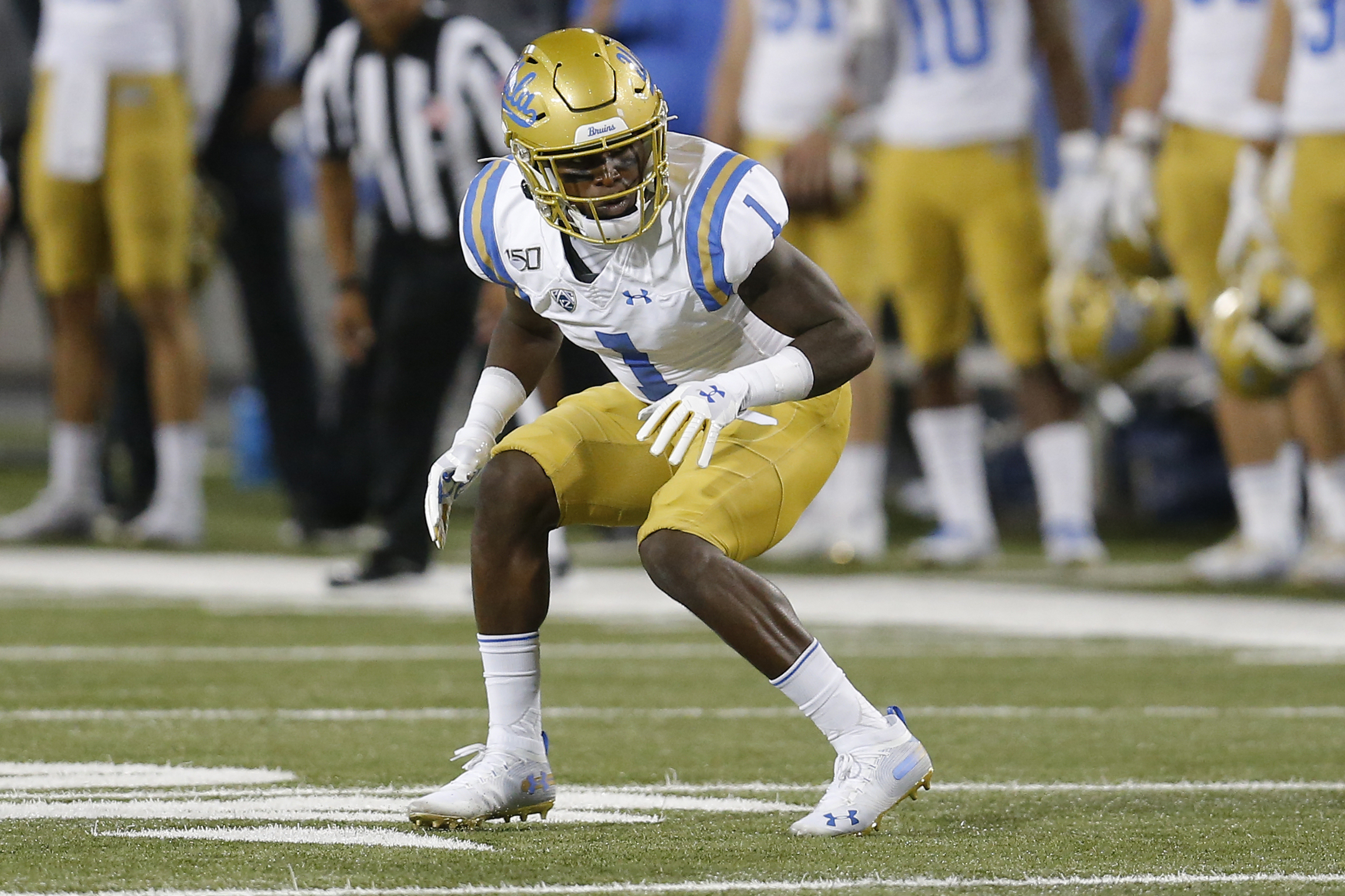 The Giants have selected CB Darnay Holmes out of UCLA with the