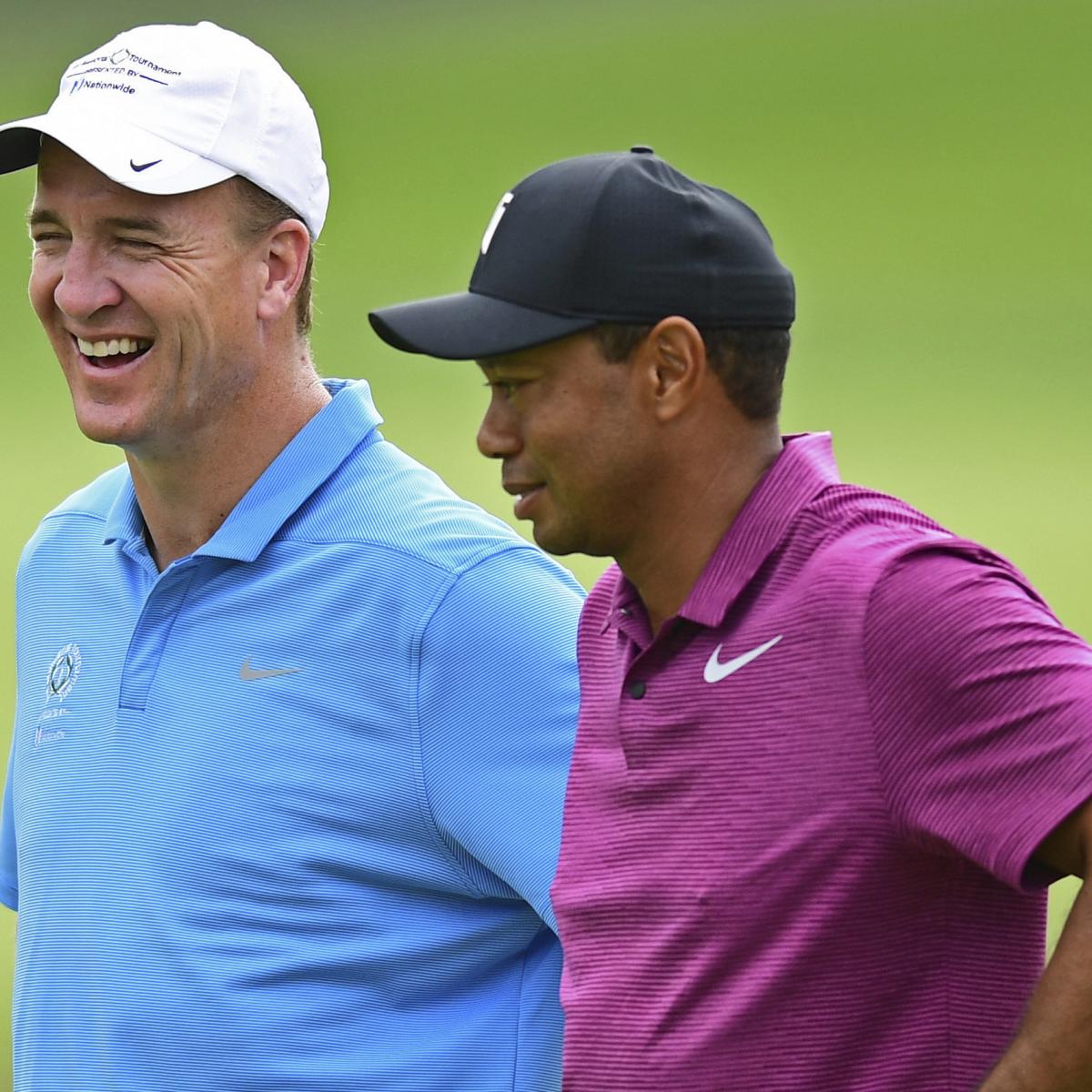 Tiger & Phil Joined by Manning, Brady for Capital One's 'The Match' on