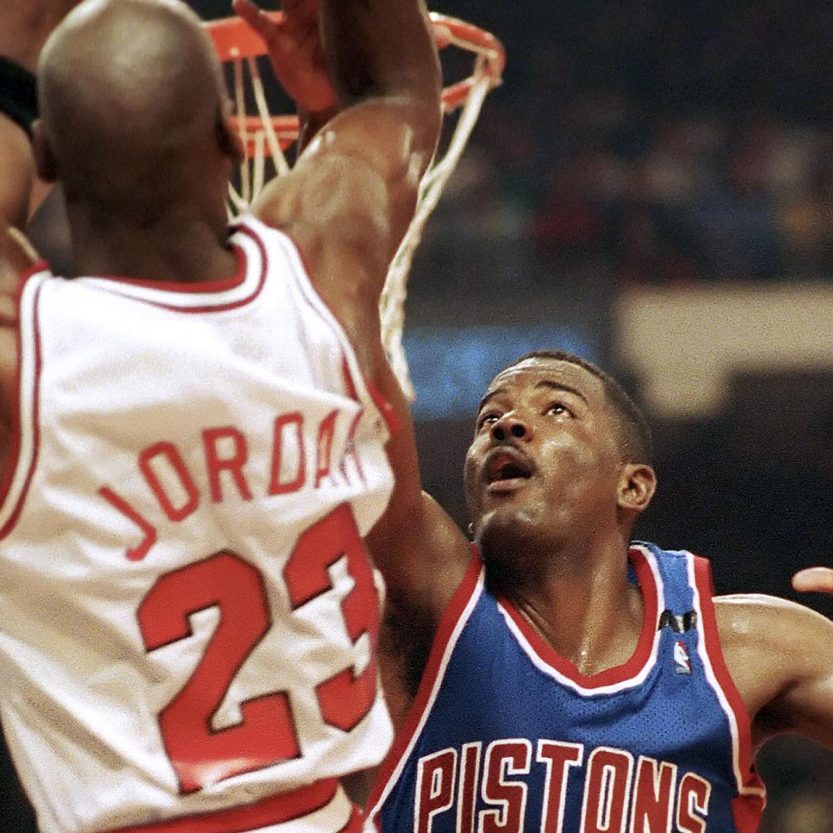 Michael Jordan's battles with the Detroit Pistons: Our best photos