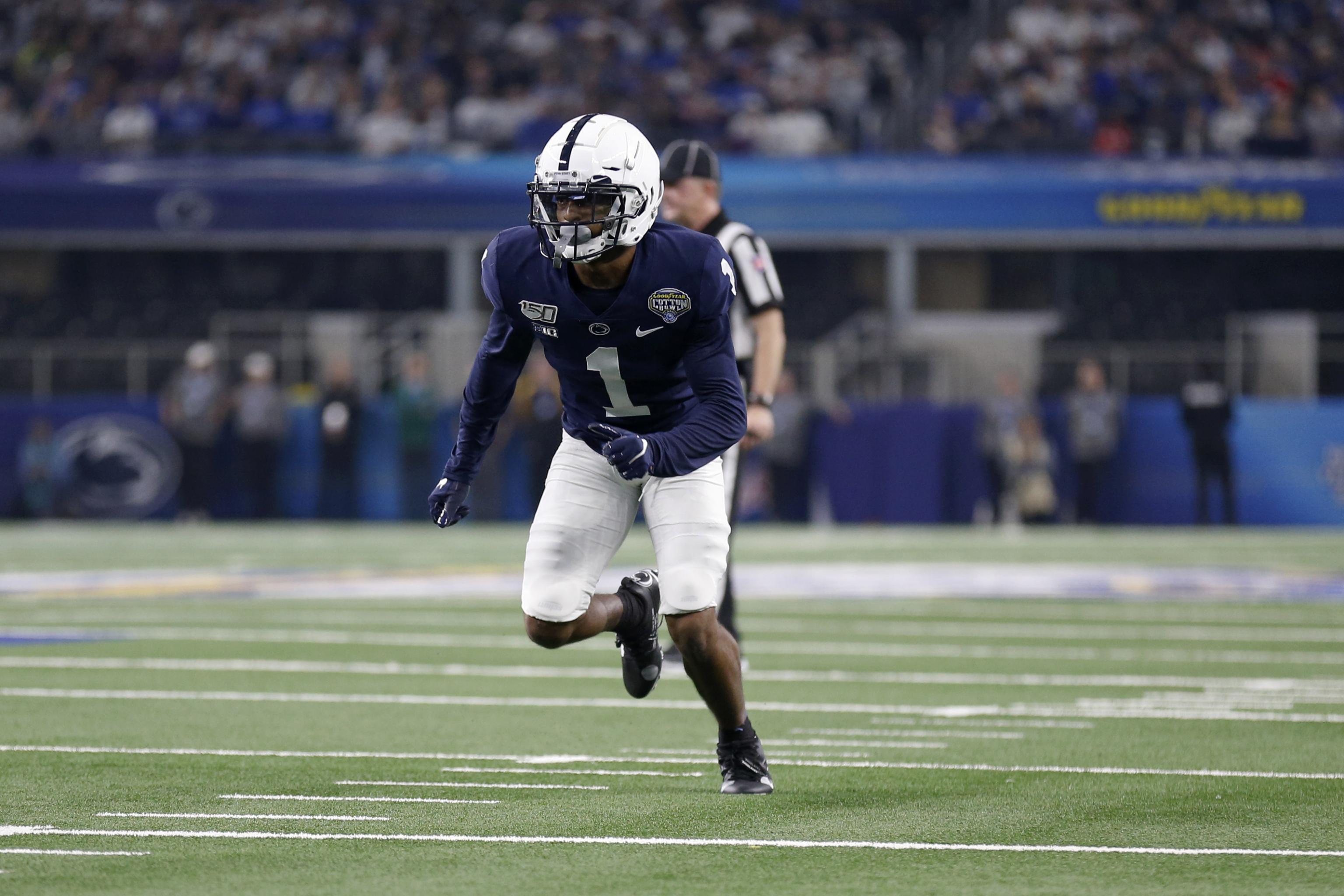 Penn State's K.J. Hamler eyes school's 40-yard dash record; Lions' WRs  embrace change, and more 