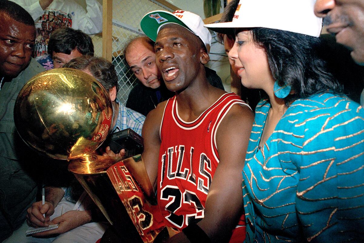 LeBron James Michael Jordan Winning 1st NBA Title 'Damn
